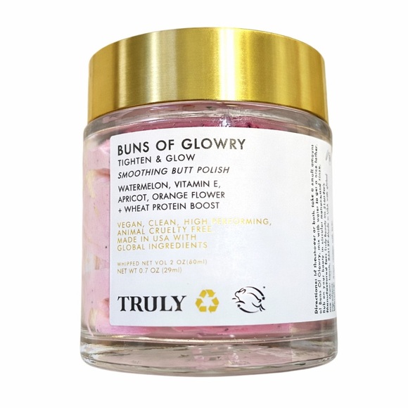 TRULY Other - Truly Buns of Glowry Butt Polish 0.7oz | Tighten & Glow | Watermelon Vitamin E